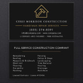 Professional Handyman & Builder Visitekaartje