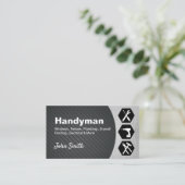 Professional Handyman Home Repair Service Visitekaartje (Staand voorkant)