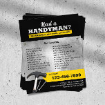 Professional-handymanstop- en reparatieservice flyer<br><div class="desc">Professional Handyman Plumbing Service Flyers.</div>