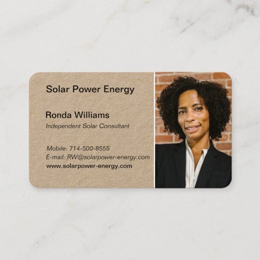 Professional HeadShot Visitekaartje (Voorkant)