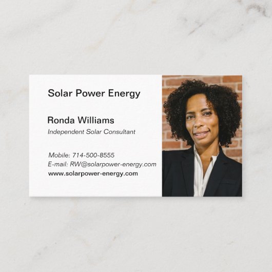 Professional HeadShot Visitekaartje (Voorkant)