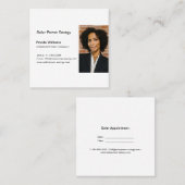 Professional HeadShot Visitekaartje Contactkaartje (Voorkant / Achterkant)