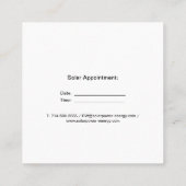 Professional HeadShot Visitekaartje Contactkaartje (Achterkant)