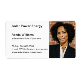 Professional HeadShot Visitekaartje Etiket