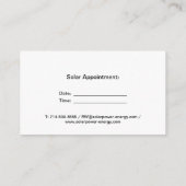 Professional HeadShot Visitekaartje Informatiekaartje (Achterkant)