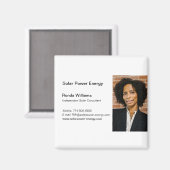 Professional HeadShot Visitekaartje Magneet (Voorkant / Achterkant)