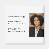 Professional HeadShot Visitekaartje Magneet (Voorkant)