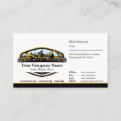 Professional Heavy Equipment Construction Company  Visitekaartje (Voorkant)