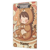 Professional Hedgehog Chibi Office Clipboard Klembord (Links)