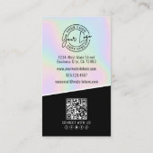 Professional Holographic Photo Logo Vertical Visitekaartje (Achterkant)