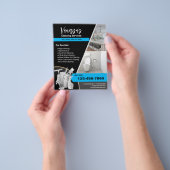 Professional Home Cleaning Maid Service Flyer (Hand)