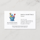 Professional Home Cleaning Maid Service Visitekaartje (Voorkant)