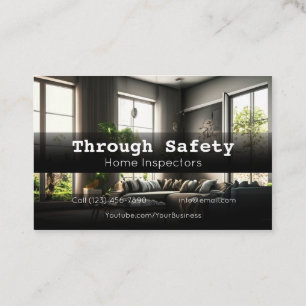 Professional Home Inspection Inspector Services Visitekaartje