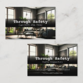 Professional Home Inspection Inspector Services Visitekaartje (Voorkant / Achterkant)