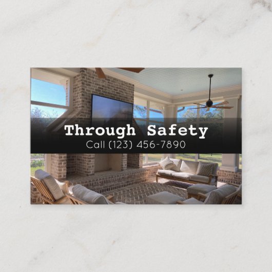 Professional Home Inspection Inspector Services Visitekaartje (Voorkant)