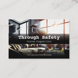 Professional Home Inspection Inspector Services Visitekaartje