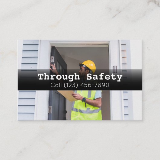 Professional Home Inspection Inspector Services Visitekaartje (Voorkant)
