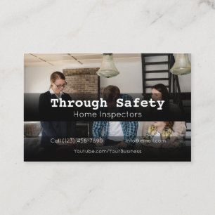 Professional Home Inspection Inspector Services Visitekaartje