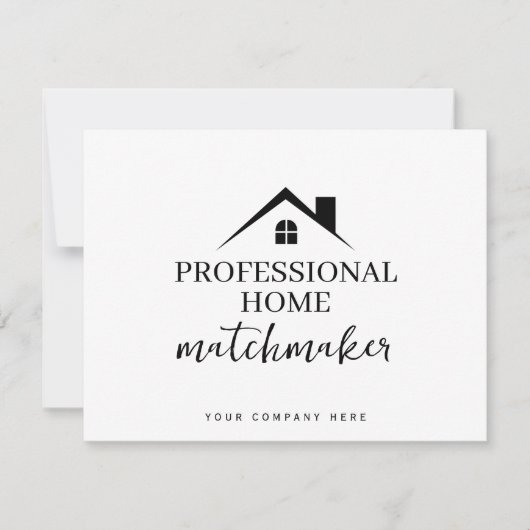 Professional Home Matchmaker Real Estate Kaart (Voorkant)