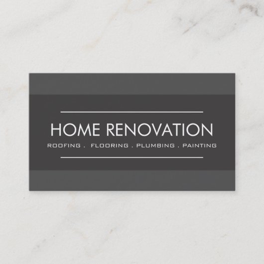 Professional Home Renovation Visitekaartje (Voorkant)