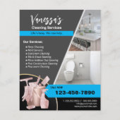 Professional House Cleaning Maid Service Flyer (Voorkant)