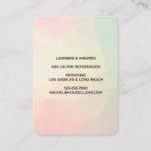 Professional House Cleaning Service Housekeeping Visitekaartje (Achterkant)