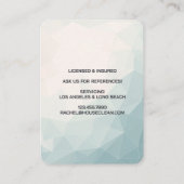 Professional House Cleaning Service Housekeeping Visitekaartje (Achterkant)