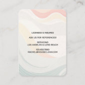 Professional House Cleaning Service Housekeeping Visitekaartje (Achterkant)