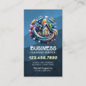 Professional House Cleaning Service Housekeeping Visitekaartje (Voorkant)