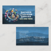 Professional House Cleaning Service Housekeeping Visitekaartje (Voorkant / Achterkant)