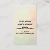 Professional House Cleaning Service Housekeeping Visitekaartje (Achterkant)