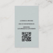 Professional House Cleaning Service Housekeeping Visitekaartje (Achterkant)