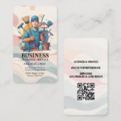 Professional House Cleaning Service Housekeeping Visitekaartje (Voorkant / Achterkant)