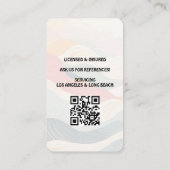 Professional House Cleaning Service Housekeeping Visitekaartje (Achterkant)