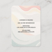 Professional House Cleaning Service Housekeeping Visitekaartje (Achterkant)