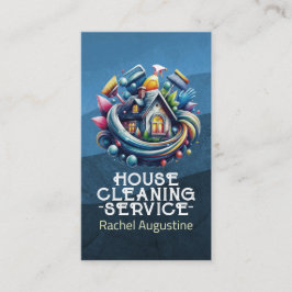 Professional House Cleaning Service Housekeeping Visitekaartje