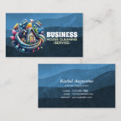 Professional House Cleaning Service Housekeeping Visitekaartje (Voorkant / Achterkant)