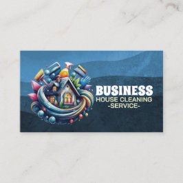 Professional House Cleaning Service Housekeeping Visitekaartje