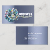 Professional House Cleaning Service Housekeeping Visitekaartje (Voorkant / Achterkant)