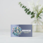 Professional House Cleaning Service Housekeeping Visitekaartje (Staand voorkant)