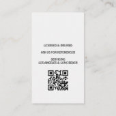 Professional House Cleaning Service Housekeeping Visitekaartje (Achterkant)