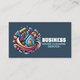 Professional House Cleaning Service Housekeeping Visitekaartje