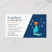 Professional House Cleaning Service Visitekaartje (Voorkant)