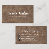 Professional House Cleaning Service Visitekaartje (Voorkant / Achterkant)