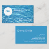 Professional House Cleaning Service Visitekaartje (Voorkant / Achterkant)