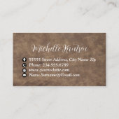 Professional House Cleaning Service Visitekaartje (Achterkant)