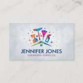 Professional House Cleaning Service Visitekaartje (Voorkant)