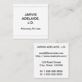 Professional, Humble en Dapper Visitekaartje (Voorkant / Achterkant)