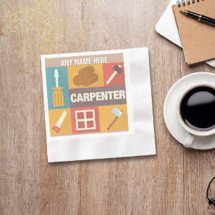 Professional-inktpatroon ontworpen servetten