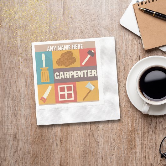 Professional-inktpatroon ontworpen servetten